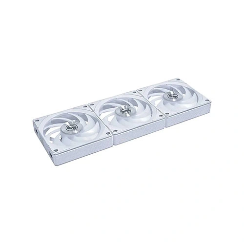 Lian Li UNI Fan CL Flex Wireless ARGB White 120mm Reverse Blade Triple Pack Cabinet Fan